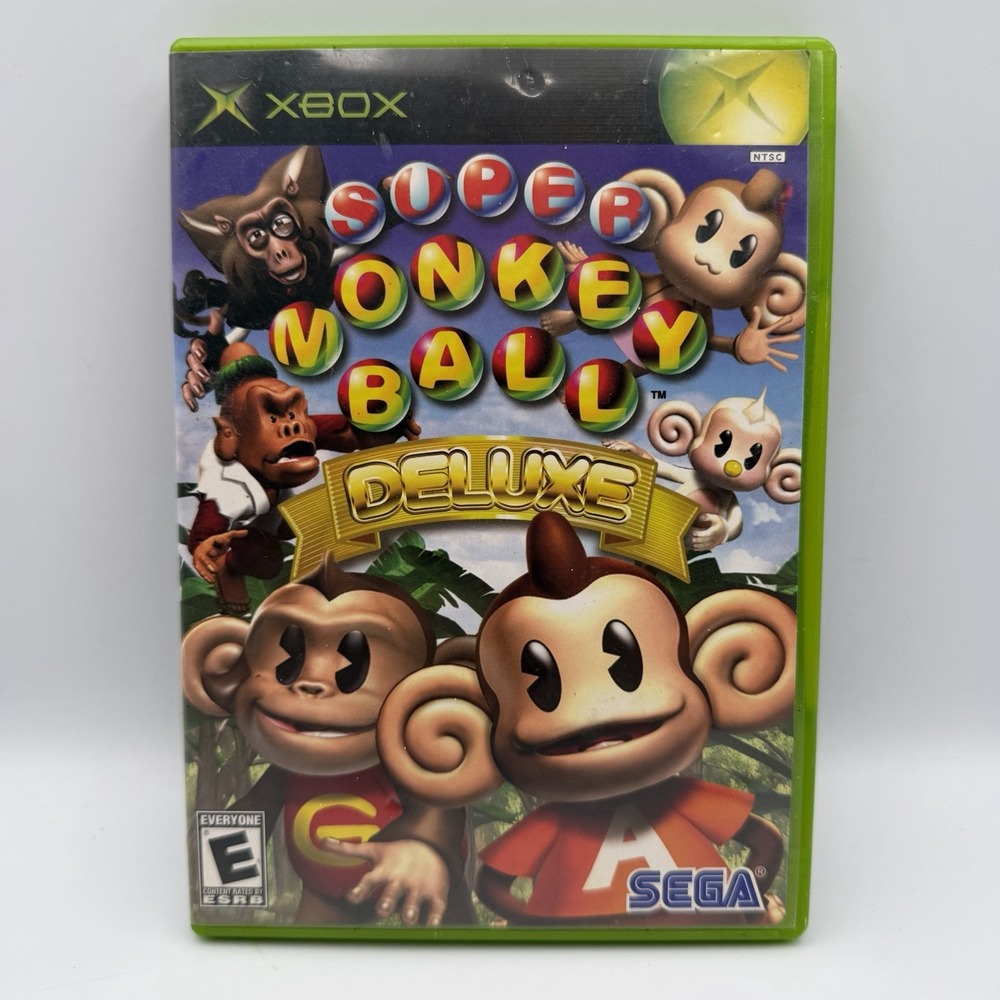 SEGA Super Monkey Ball Deluxe (Microsoft Xbox) CIB w/ Manual